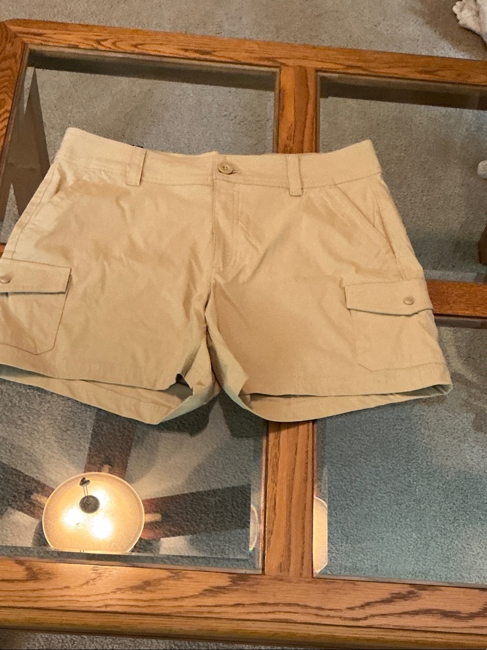 Eddie Bauer Tan Cargo Shorts